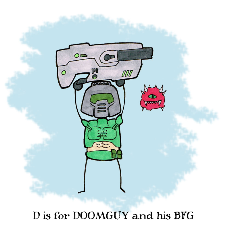 Illustration for article titled Learn Your ABCs With Our Video Game Horror Alphabet Book
